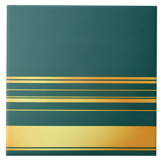 Modern Grönt Guld Luxury Linen Struktur Collection Kakelplatta (Framsidan)