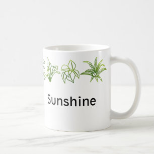 Modern Grönt House Plants Personlig mugg