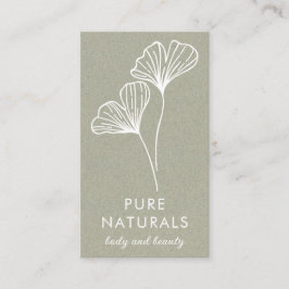 Modern Grönt i Botaniskt Löv Modern naturvård Visitkort
