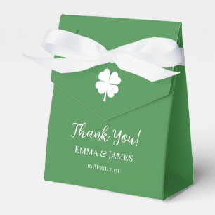 Modern Grönt Irish Fyrklöver Tack Presentaskar