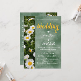 Modern Grönt katolsk bröllopsinbjudan Inbjudningar