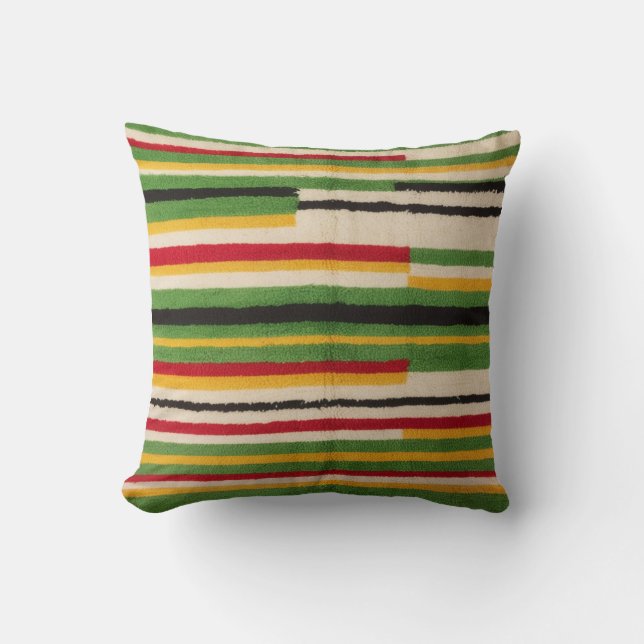 Modern Grönt Kilim Lumbar Pillows för ett Mysigt h Kudde (Framsida)