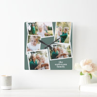 Modern grönt med flera fotofamiljers hemdekoder