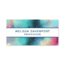 Modern Grönt och rött blanksteg - vattenfärg