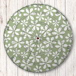 Modern Grönt och vit enkel blomma Mönster Darttavla<br><div class="desc">Modern Sage Grönt och White Simple Flower Mönster Dart Board har en delikat, handdragen botanisk utformning som sammanför mjuka blommigtar med elegant med ett rent och modernt estetiskt utseende. Den muterade sage-grönten färg skapar ett lugnande, naturinspirerat vibum, medan den vita blommigten gör en aning av kvinnlig charm och tidsmässigt sofistikering....</div>