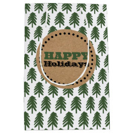 Modern Grönt och vit Julgran