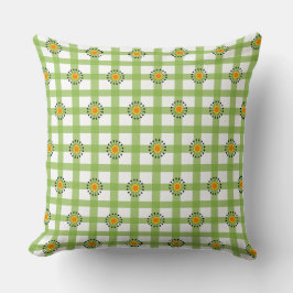 Modern Grönt Orange Play Kudde