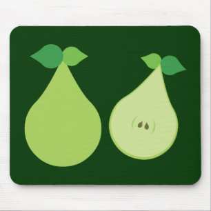 Modern Grönt Pear Musmatta