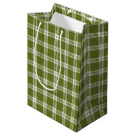 Modern Grönt Tartan Play Gift Bag