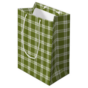Modern Grönt Tartan Play Gift Bag