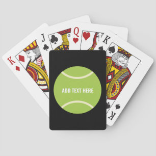 Modern Grönt Tennis Boll Gift Casinokort