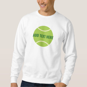 Modern Grönt Tennis Boll Lång Ärmad Tröja