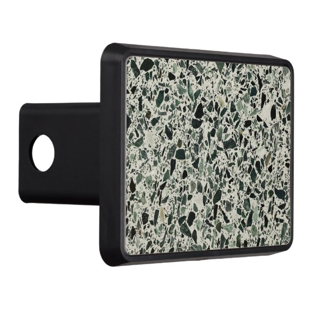 Modern Grönt Terrazzo Dragkroksskydd (Höger)