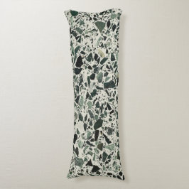 Modern Grönt Terrazzo Kroppskudde