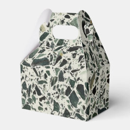 Modern Grönt Terrazzo Presentaskar