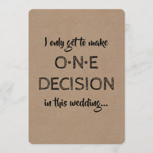 Modern GROOMSMAN BEST MAN Funny Frieri Inbjudningar