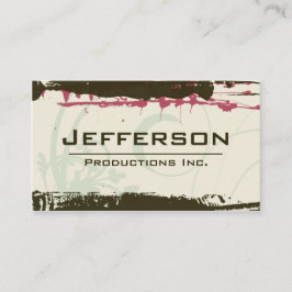 Modern Grunge Utforma Företag Visitkort