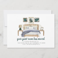 Modern Guest Room Vi har flyttat Boho Flytta