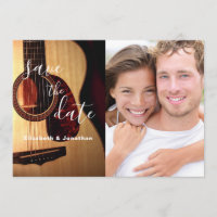 Modern Guitar Musical sparar datumfoto