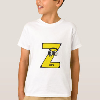 Modern gul brevbokstav Z Logotyp Corporate Custom T Shirt