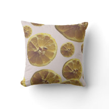 Modern gul citron, färsk frukt, cirkelskiva