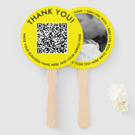 Modern gul webb QR-kod digitalt skannbar foto
