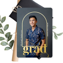 Modern Guld Arch Photo Student-meddelande