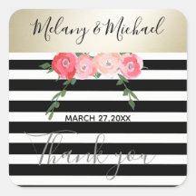 Modern guld Black/white rand ro Tack