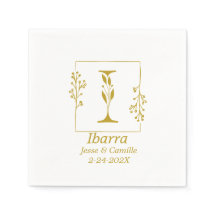 Modern Guld botaniska Brev I Papper