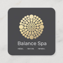 Modern Guld Circle Mandala Motif