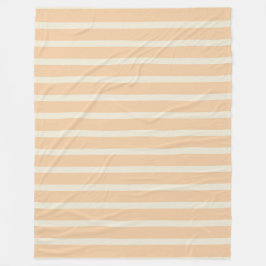 Modern Guld Cream Stripe Fleecefilt