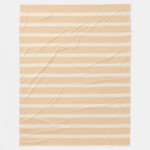 Modern Guld Cream Stripe Fleecefilt
