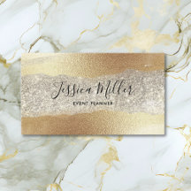 Modern Guld Diamond Glitter Faux Foil Luxury Glam