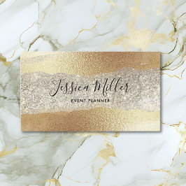 Modern Guld Diamond Glitter Faux Foil Luxury Glam