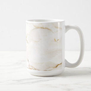 Modern Guld Effect Marble Mönster Kaffemugg