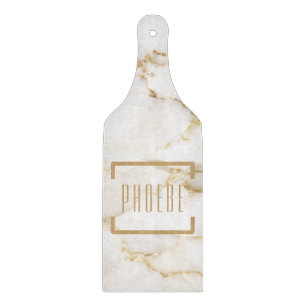 Modern Guld Effect Marble Personlig