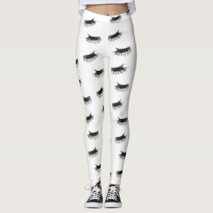 Modern Guld Eyelash Extensions Lash Queen Leggings