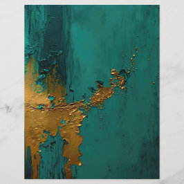 Modern Guld-färg på Teal