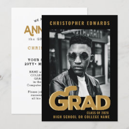 Modern Guld-fetstil, foto Studenten Meddelande