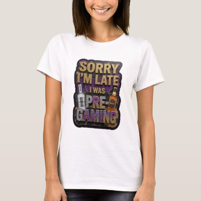 Modern Guld FÖR-SPELET T-shirt (Framsida)