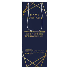 Modern Guld Geometric Promotional Marknadsföring