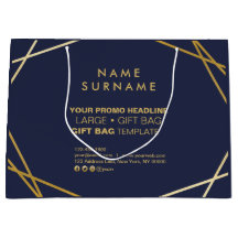 Modern Guld Geometric Promotional Marknadsföring