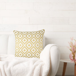 Modern Guld Geometric wave Mönster Kudde
