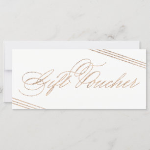 Modern Guld Gift Voucher 50 för fotografi