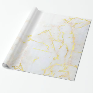 Modern guld- glansig gåva för elegant guld- marm presentpapper