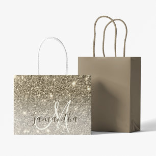Modern Guld Glitter-miniatyrdiagram Personlig Namn