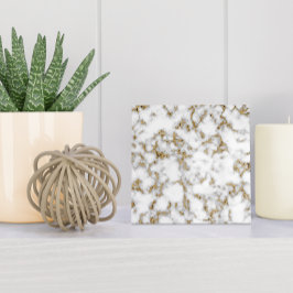 Modern Guld Grått White Marble Kakelplatta