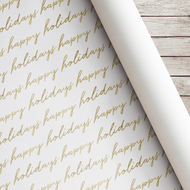 Modern guld kalligrafi jul presentpapper (Skapare uppladdad)