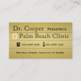 Modern guld- kor för doktorkliniktidsbeställning tidsbeställning kort