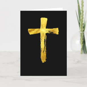 Modern Guld-Kor-penseln - den kristna Crucifixen Helgkort